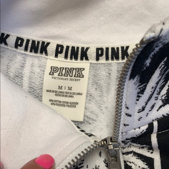 Victoria’s Secret PINK limited edition half zip summer sweatshirt - Picture 4 of 5